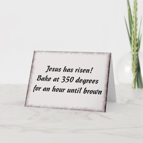 Bake Me A Jesus Card