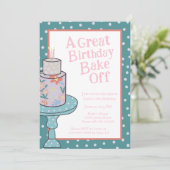 Bake Off Birthday Nailed It Invitation | Zazzle