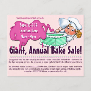 Bake Sale 2-sided Customizable Promotional Flyer