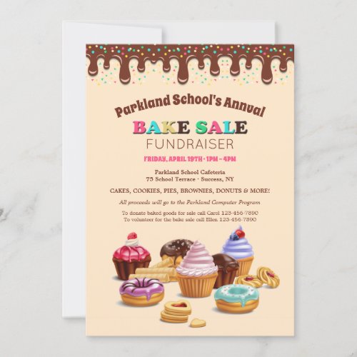 Bake Sale Announcement