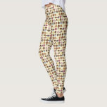 Bake Sale Bakery Junk Food Donut Pie Cake Brownie Leggings<br><div class="desc">Design features an original marker illustration of classic bake sale treats including cookies, cakes, pie slices, donuts, cupcakes, cream puffs, whoopie pies, brownies, muffins and more. Great for your favorite baker or foodie! Don't see what you're looking for? Need help with customization? Click "contact this designer" to have something created...</div>