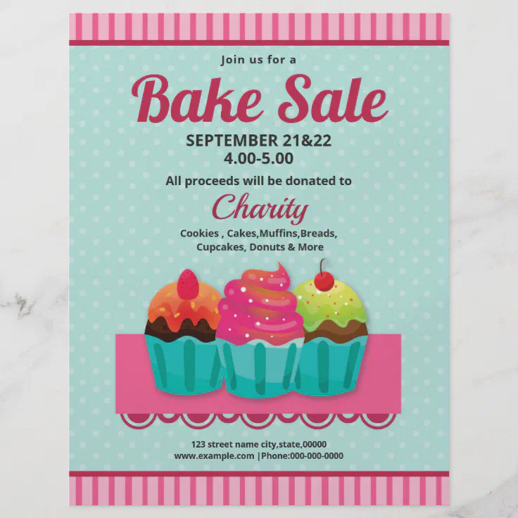 Bake Sale Flyer | Zazzle