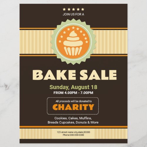 Bake Sale Flyer Template