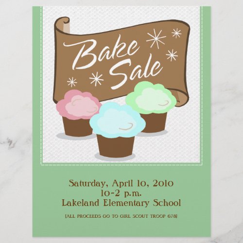 Bake Sale Flyers