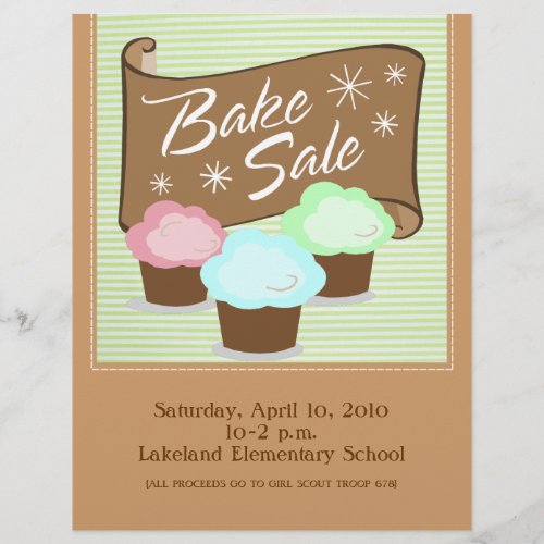 Bake Sale Flyers