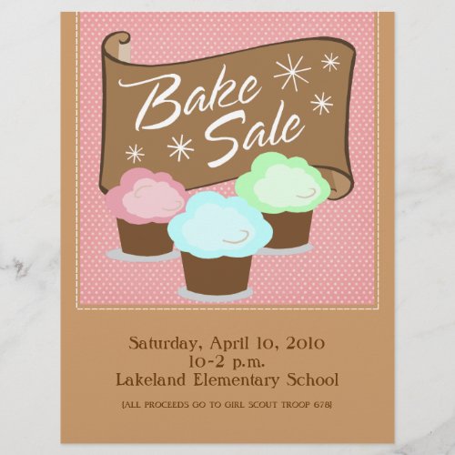 Bake Sale Flyers