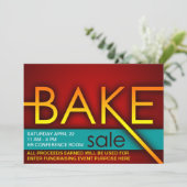 bake sale typographic flyers (Standing Front)