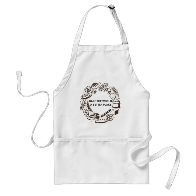 Bake the world a better place Apron  (Front)