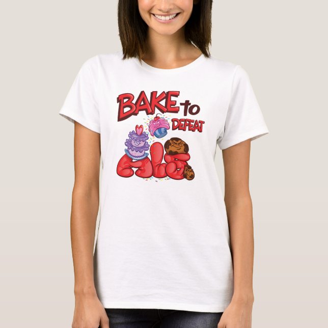 Bake to Defeat ALS Official Logo T-Shirt (Front)