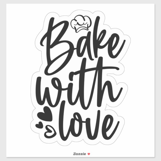 Bake With Love Sticker (Sheet)