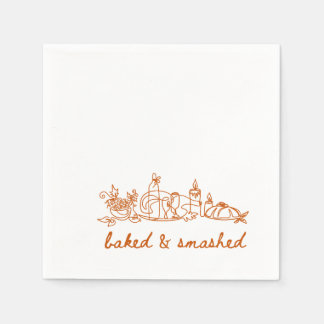 baked and smashed thanksgiving napkins