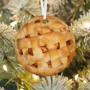 Baked Apple Pie Metal Ornament by gravityx9 at Zazzle
