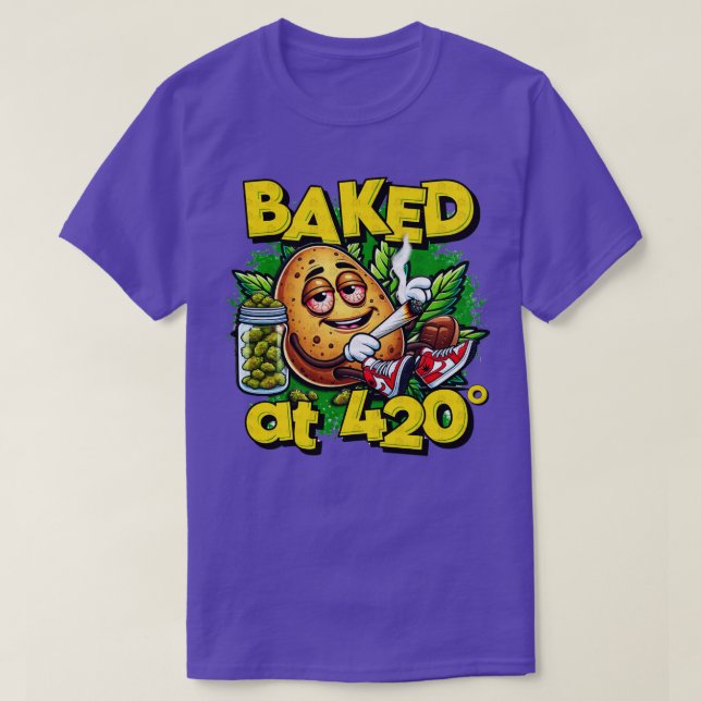 BAKED AT XTIAN DELA T-Shirt (Design Front)