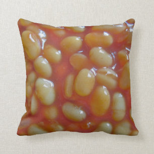 Baked Beans American Mojo Pillow/Cushion Throw Pillow