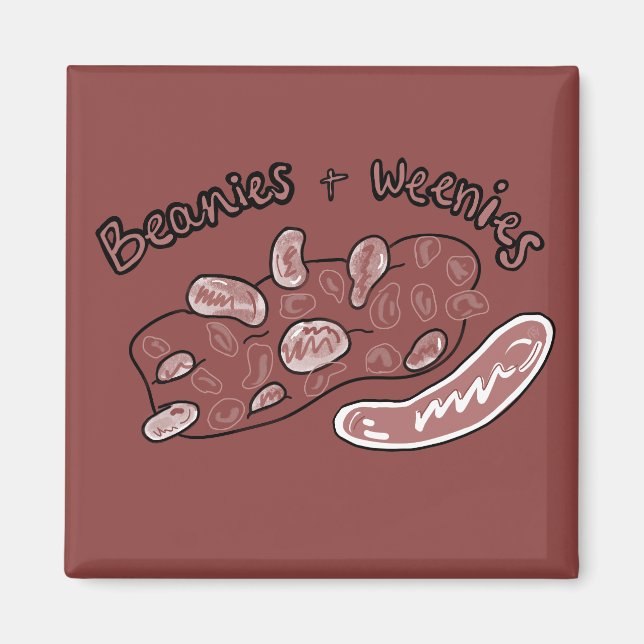 Baked Beans and Hot Dogs, Nostalgia Magnet (Front)