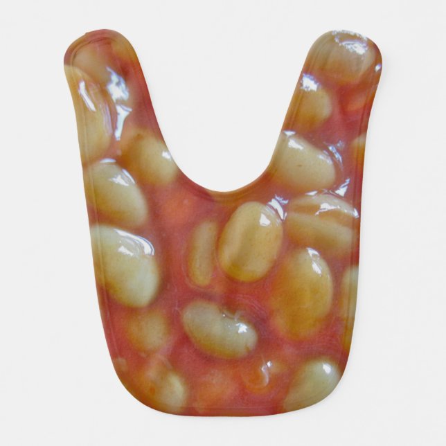 Baked Beans Baby Bib (Front)