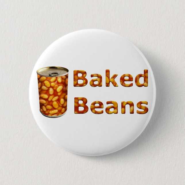 Baked Beans Can Button (Front)