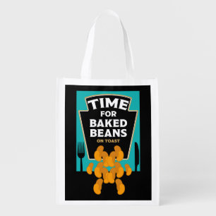 Baked Beans On Toast Grocery Bag