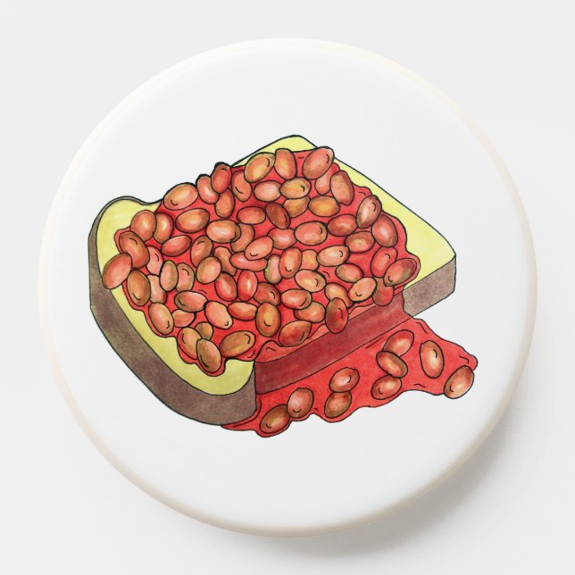 Baked Beans on Toast UK British Cuisine Food PopSocket (Popsocket)
