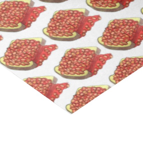 Baked Beans on Toast UK British Cuisine Food Tissue Paper