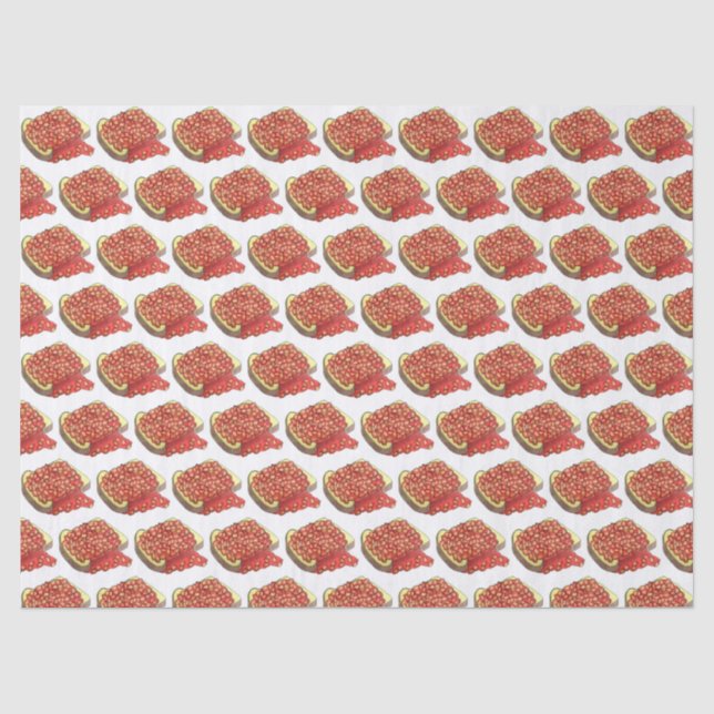 Baked Beans on Toast UK British Cuisine Food Tissue Paper (Front)