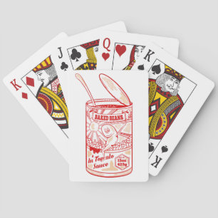 BAKED BEANS RETRO POSTER POKER CARDS