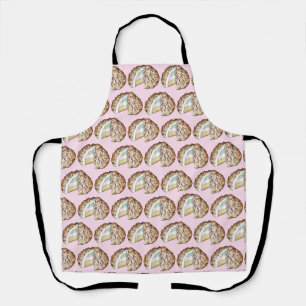Baked Bombe Alaska Ice Cream Cake Dessert Food Apron