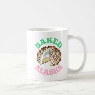 Baked Bombe Alaska Ice Cream Cake Dessert Food Coffee Mug