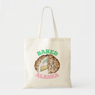 Baked Bombe Alaska Ice Cream Cake Dessert Food Tote Bag