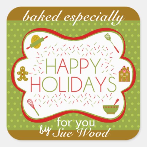 Baked by YOU Holiday Labels