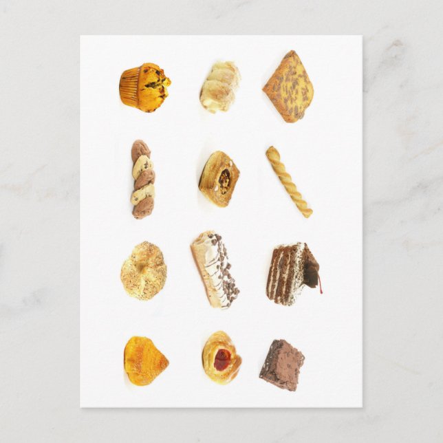 Baked Cakes and Pastries Postcard (Front)