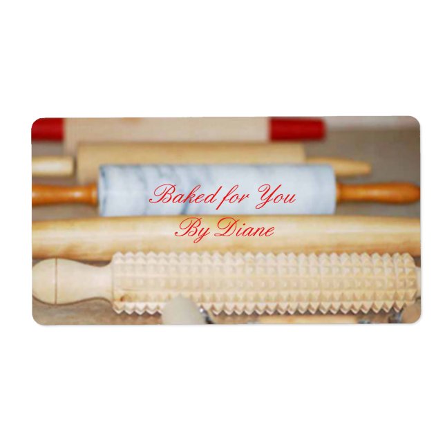 Baked-For-You Labels (Front)