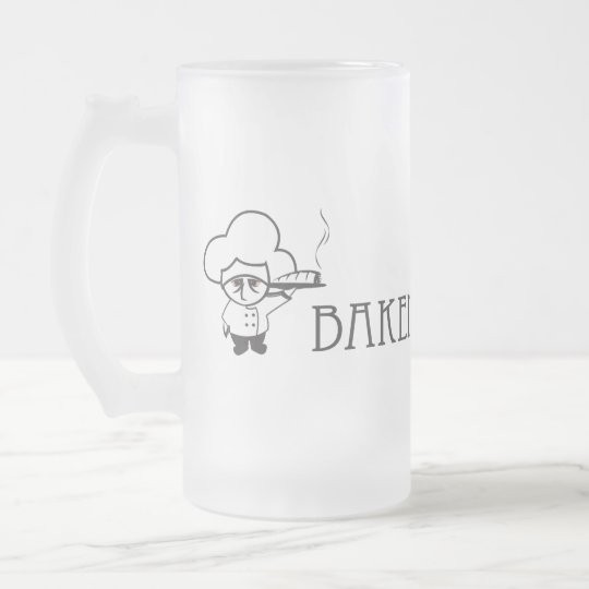 Baked Fresh Daily Beerfest! Frosted Glass Beer Mug