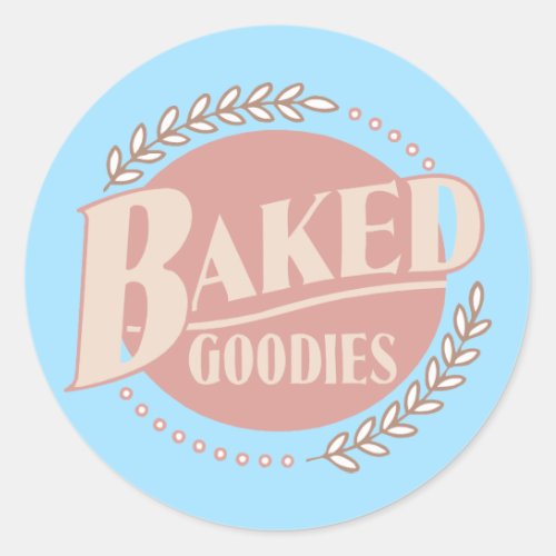 Baked Goodies _ Baker Baking Bakery Square Sticker