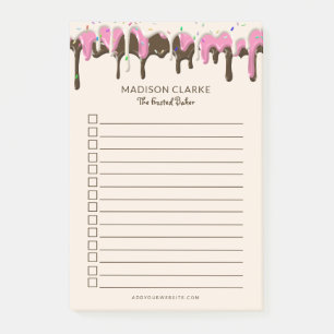 Baked Goods Bakery Business Post-it Notes