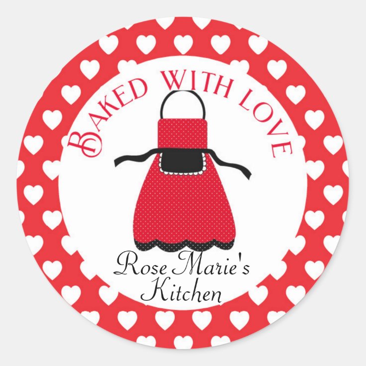 Baked Goods Baking Custom labels | Zazzle