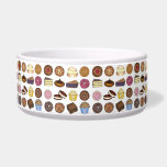 Baked Goods Cupcake Creampuff Muffin Cookie Cake Bowl<br><div class="desc">Design features an original marker illustration of classic bake sale treats including cookies, cakes, pie slices, donuts, cupcakes, cream puffs, whoopie pies, brownies, muffins and more. Great for your favorite baker or foodie! Don't see what you're looking for? Need help with customization? Click "contact this designer" to have something created...</div>