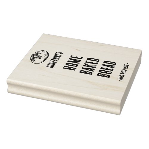 Baked Goods Custom Logo Rubber Stamp