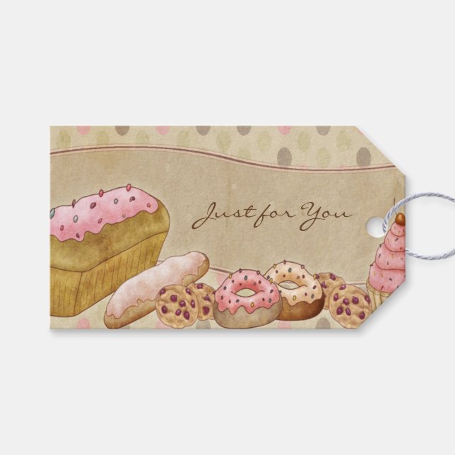Baked Goods Gift Tags (Front (Horizontal))