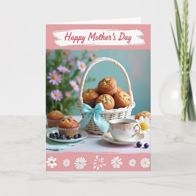 Baked Goods Mothers Day Scene Card (Front)
