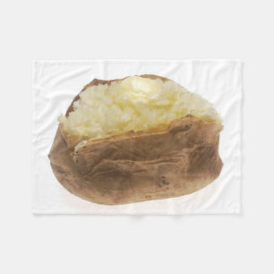 Baked Potato Fleece Blanket