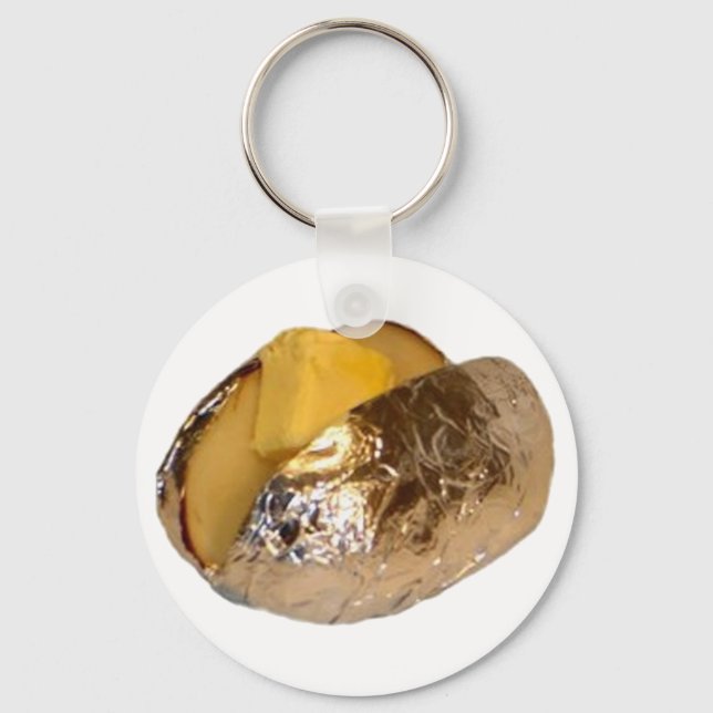 Baked Potato Keychain (Front)