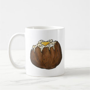 Baked Potato w/ Butter Dinner Food Foodie Picnic Coffee Mug