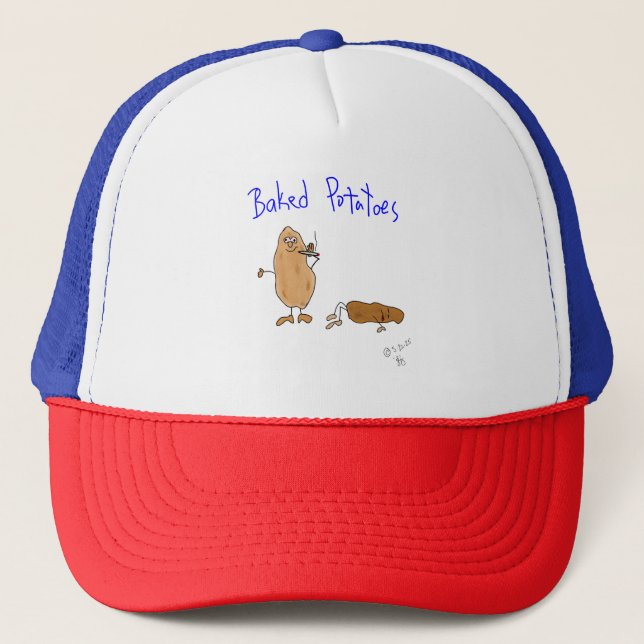 Baked Potatoes  Trucker Hat (Front)