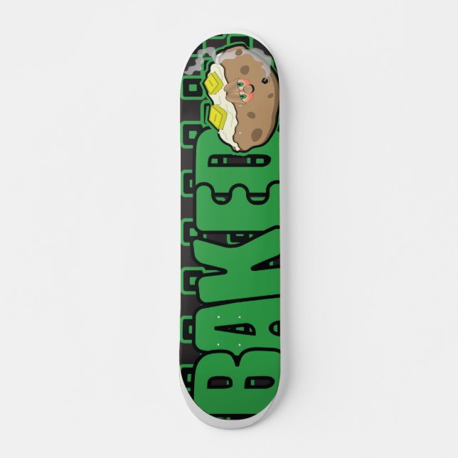 Baked Skateboard Deck (Front)