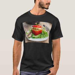 Baked stuffed peppers with meat sauce and cheese T-Shirt