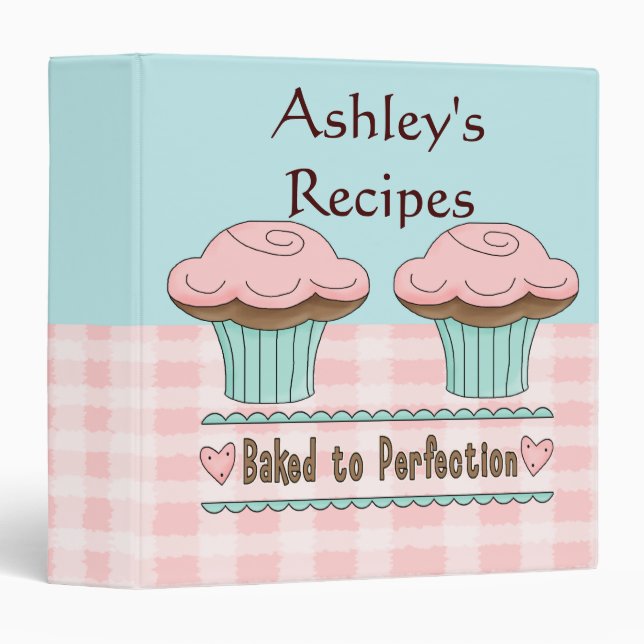 Baked To Perfection Binder / 1.5 Inch (Front/Spine)