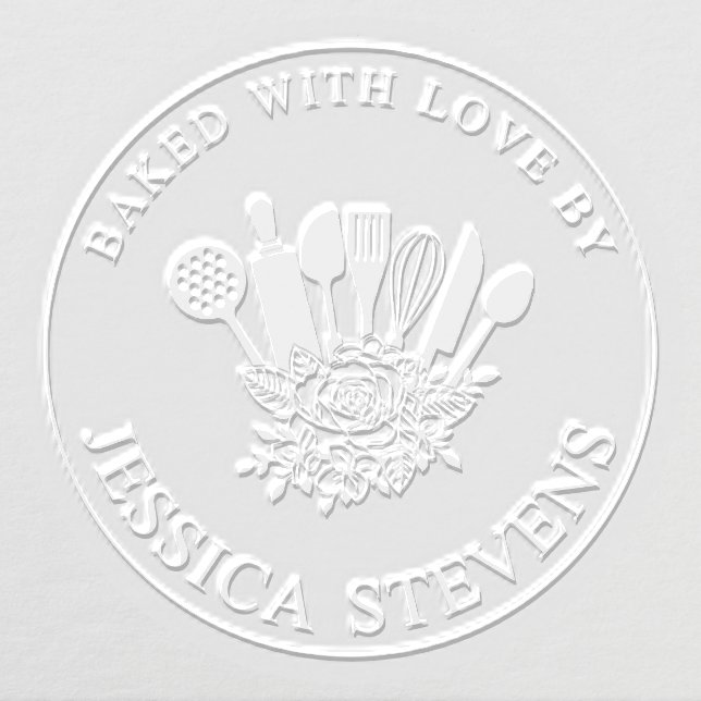 Baked With Love By Embosser (Design)