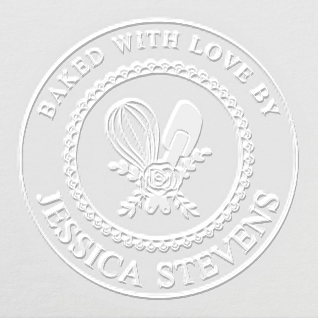 Baked With Love By Embosser (Design)