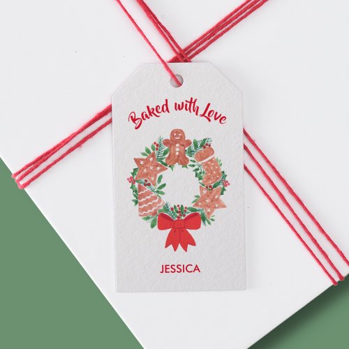 Baked With Love Christmas Gift Tags